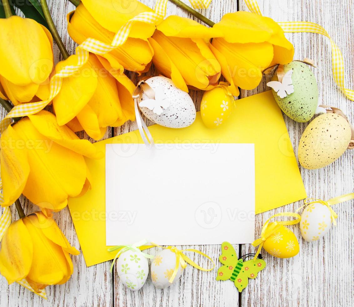 Easter greeting card photo