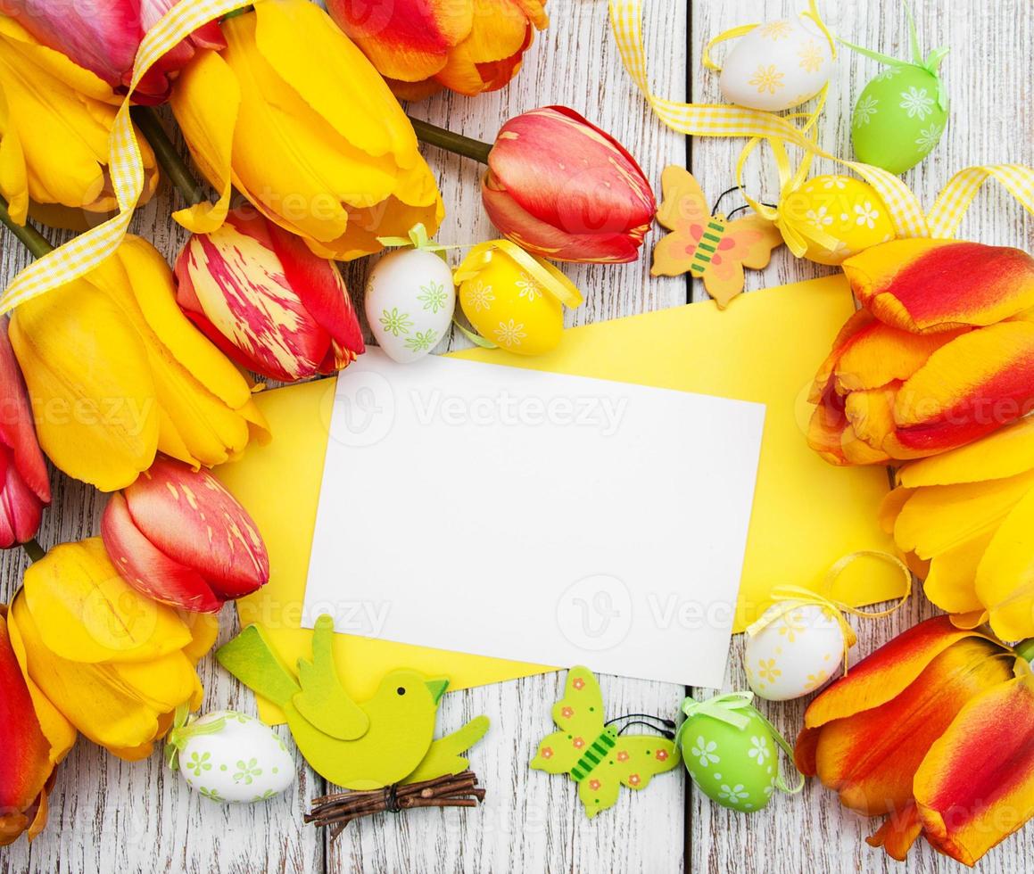 Easter greeting card photo