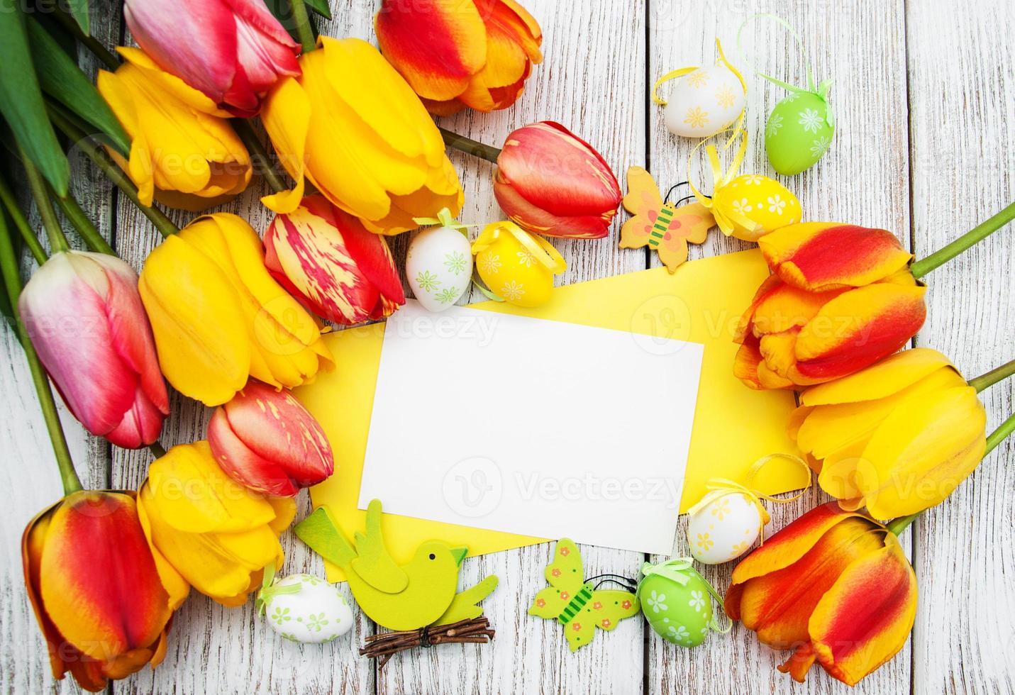 Easter greeting card photo