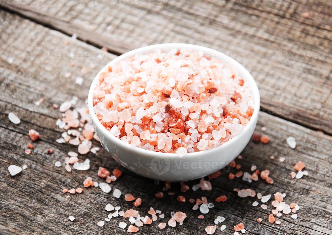 Pink salt from the Himalayas photo