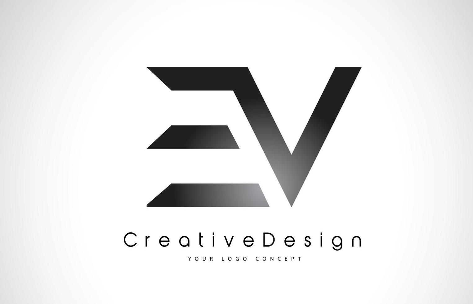 EV E V Letter Logo Design. Creative Icon Modern Letters Vector Logo.