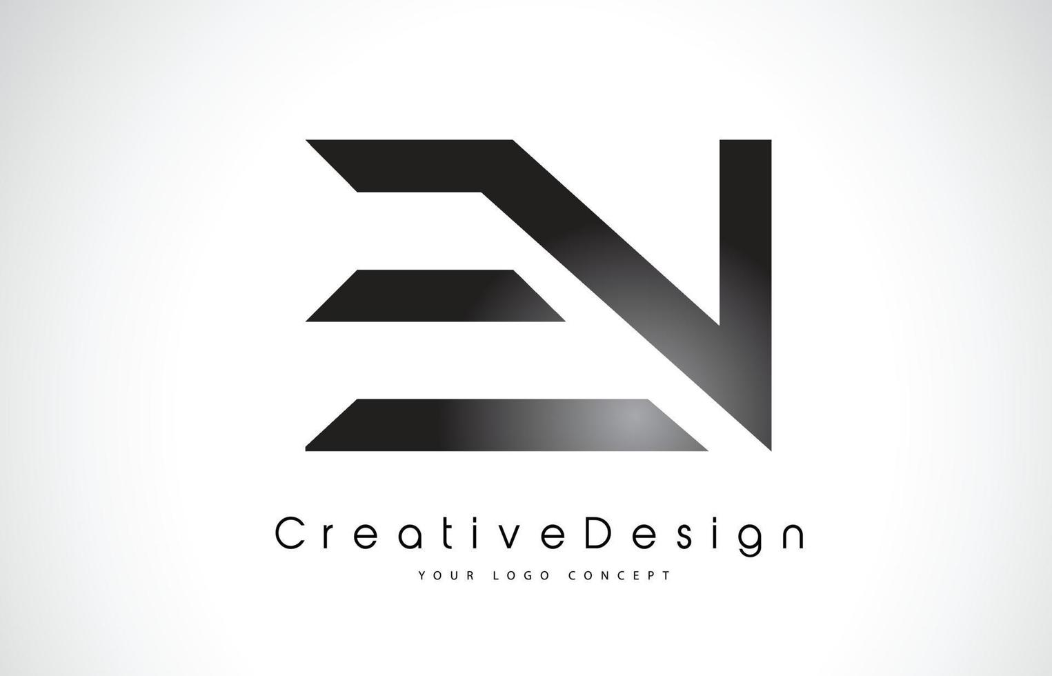 diseño de logotipo de letra es en. icono creativo letras modernas vector logo.