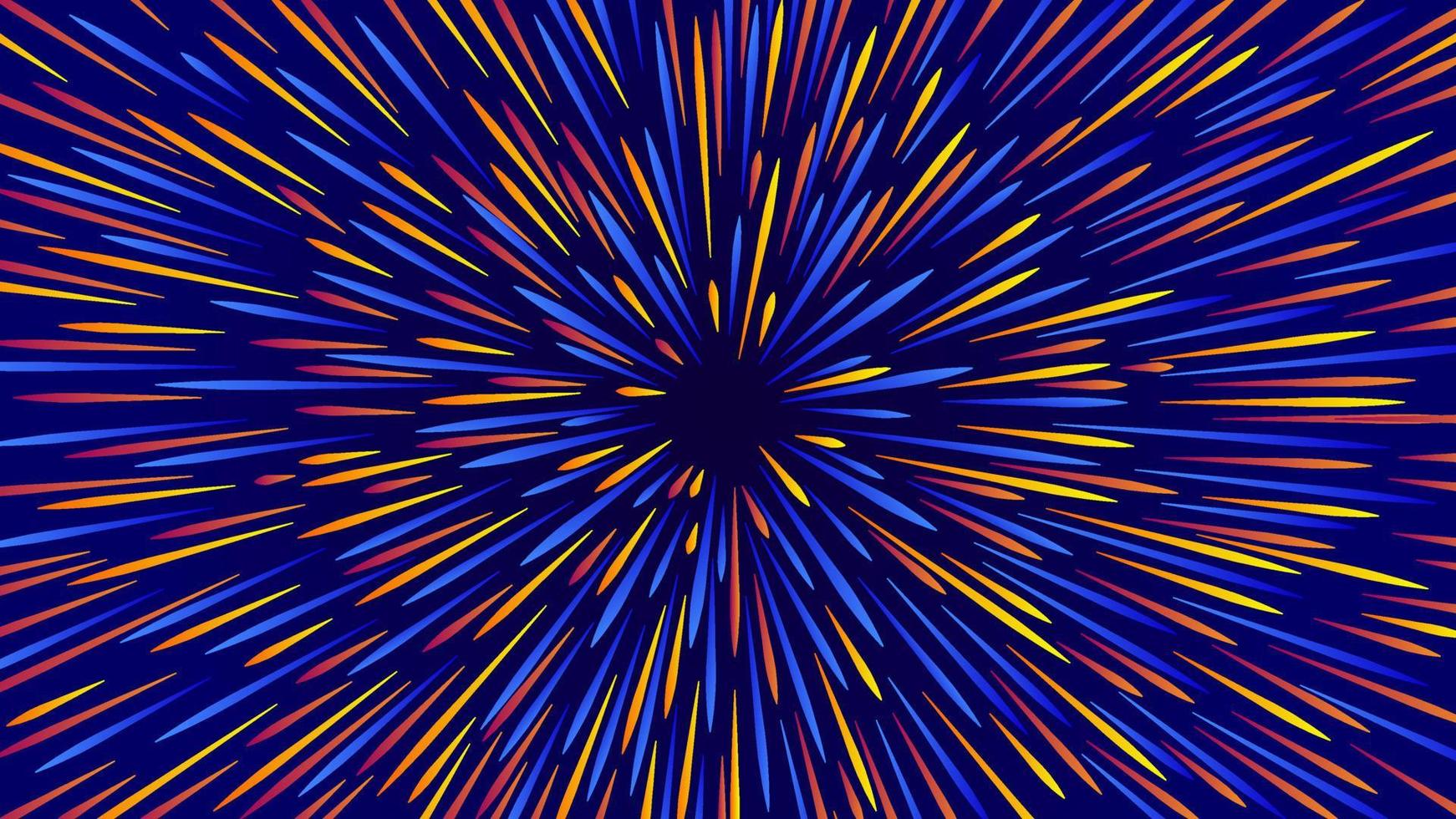 fondo geométrico circular abstracto. patrón de movimiento céntrico geométrico circular. fondo abstracto colorido. vector