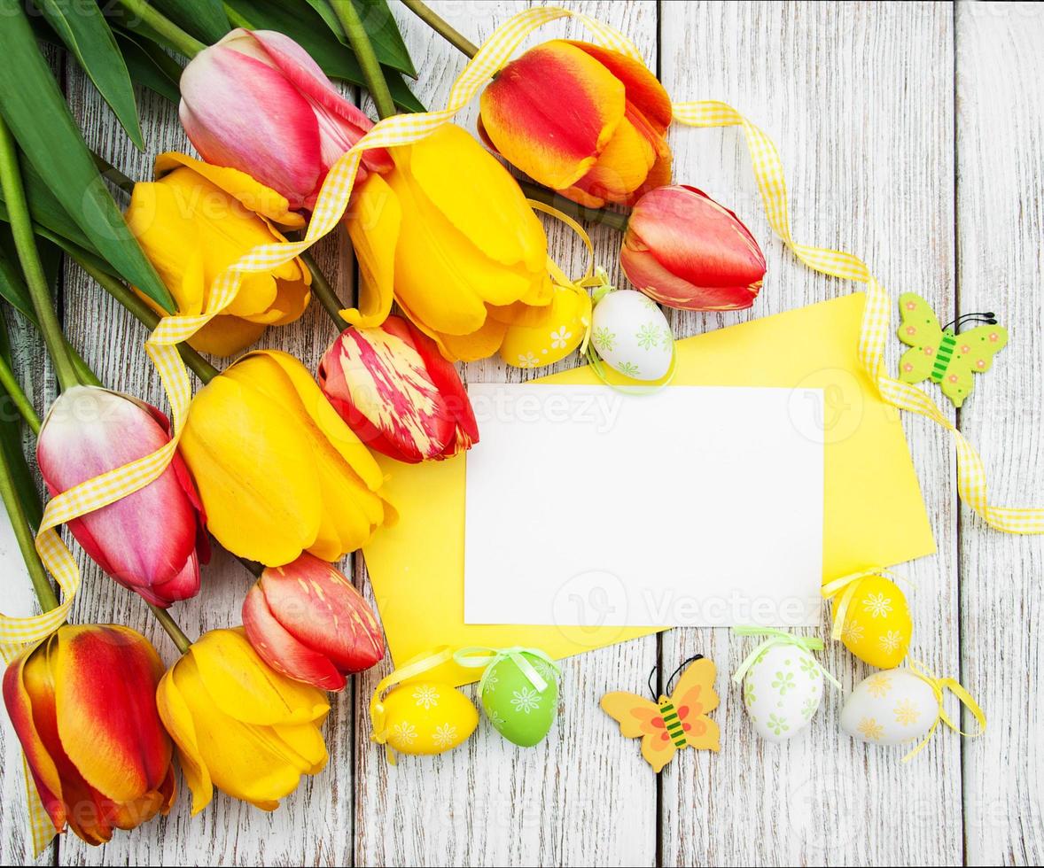 Easter greeting card photo
