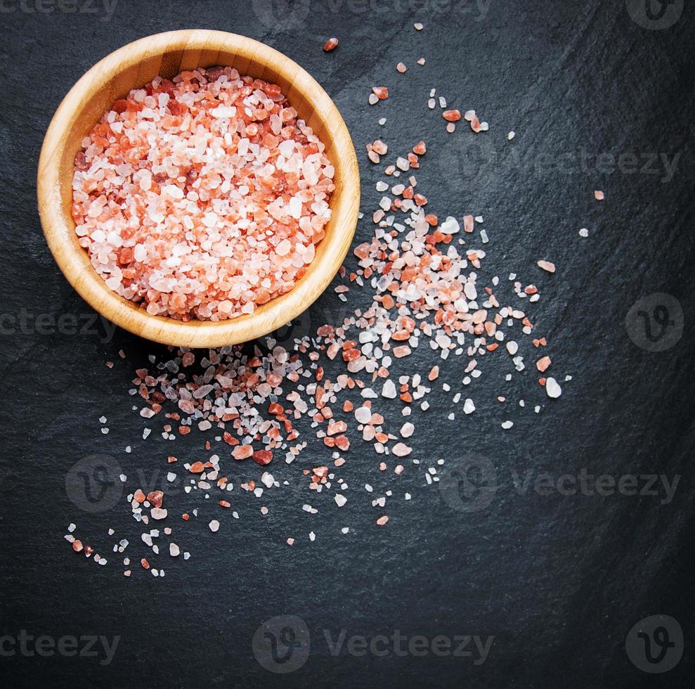 Pink salt from the Himalayas photo