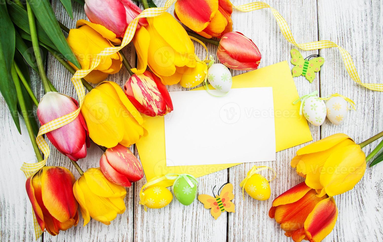 Easter greeting card photo