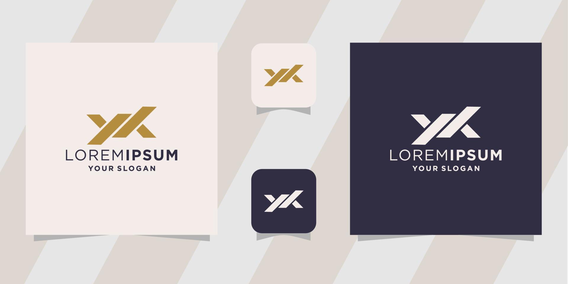 VA logo design template vector