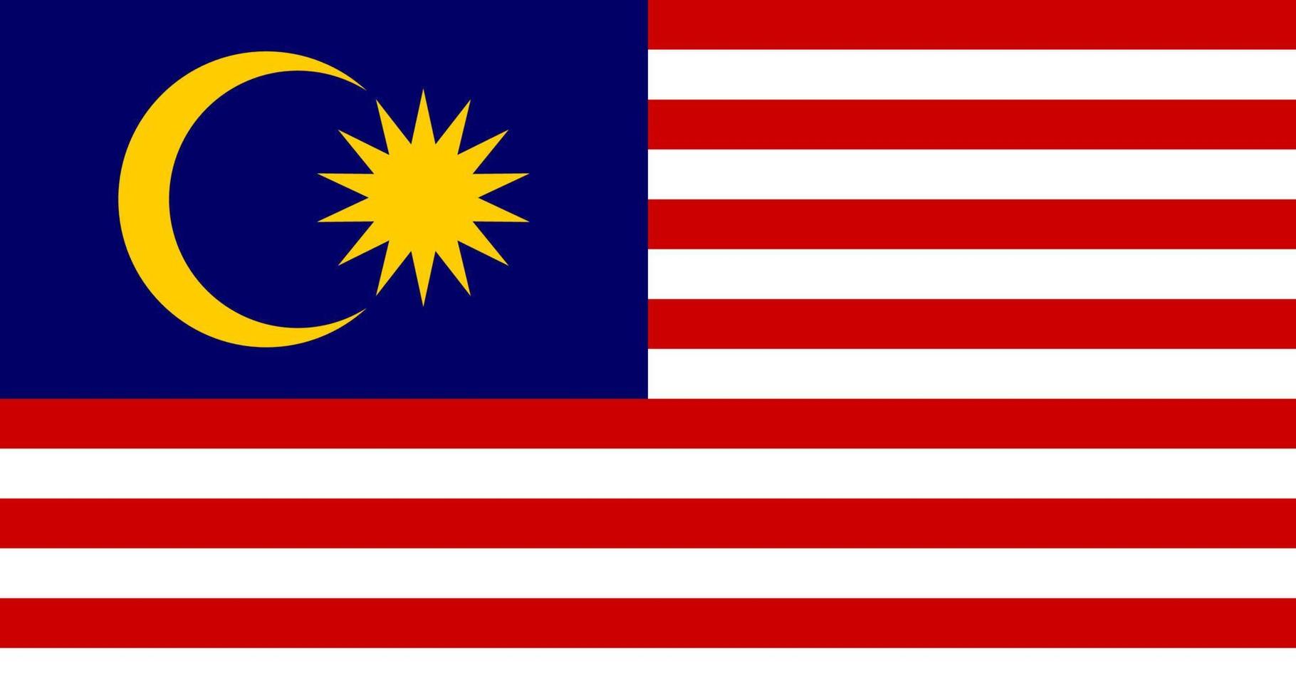 Malaysia flag. Malaysia flag vector