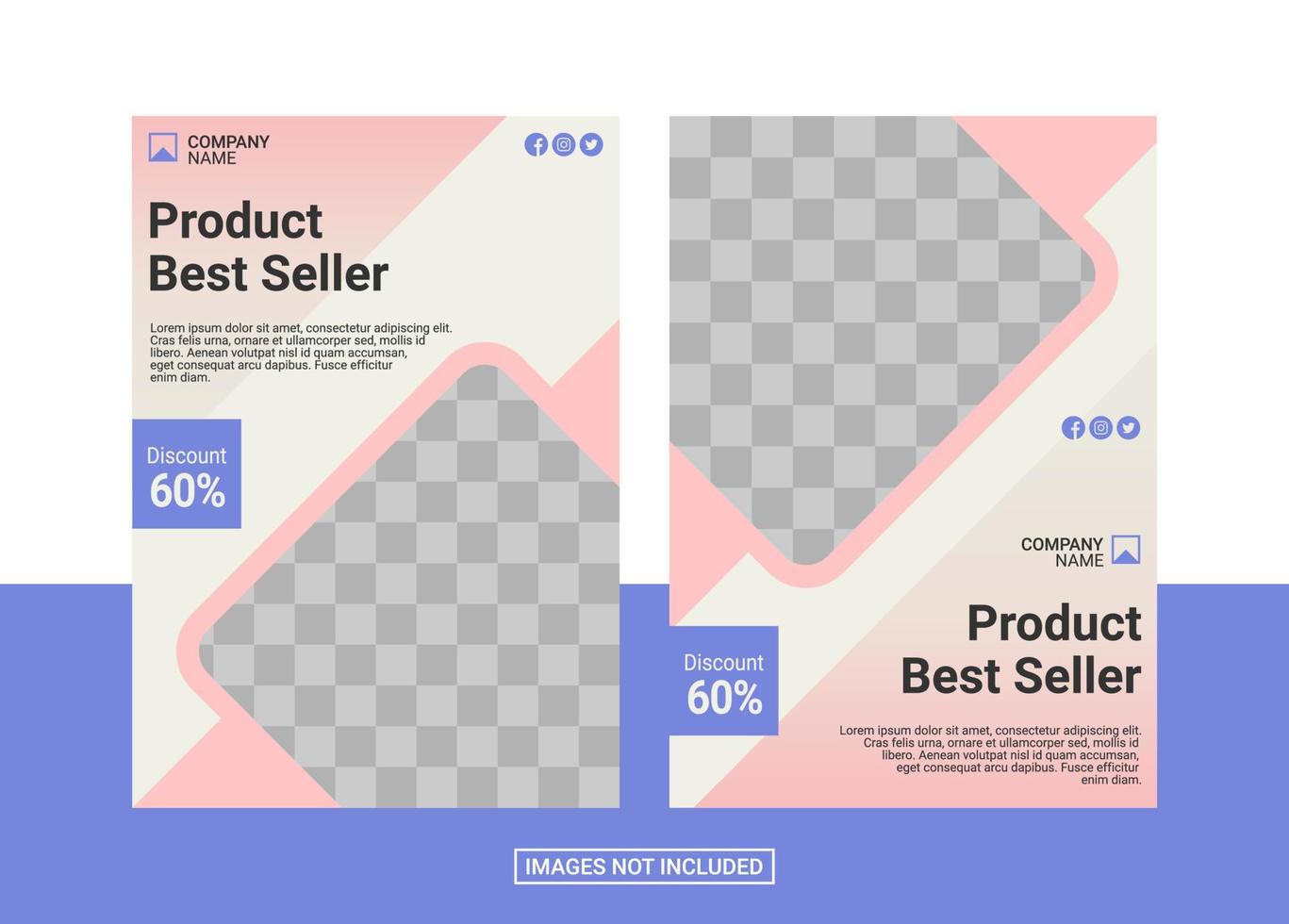 Fashion Flyer Design Template vector