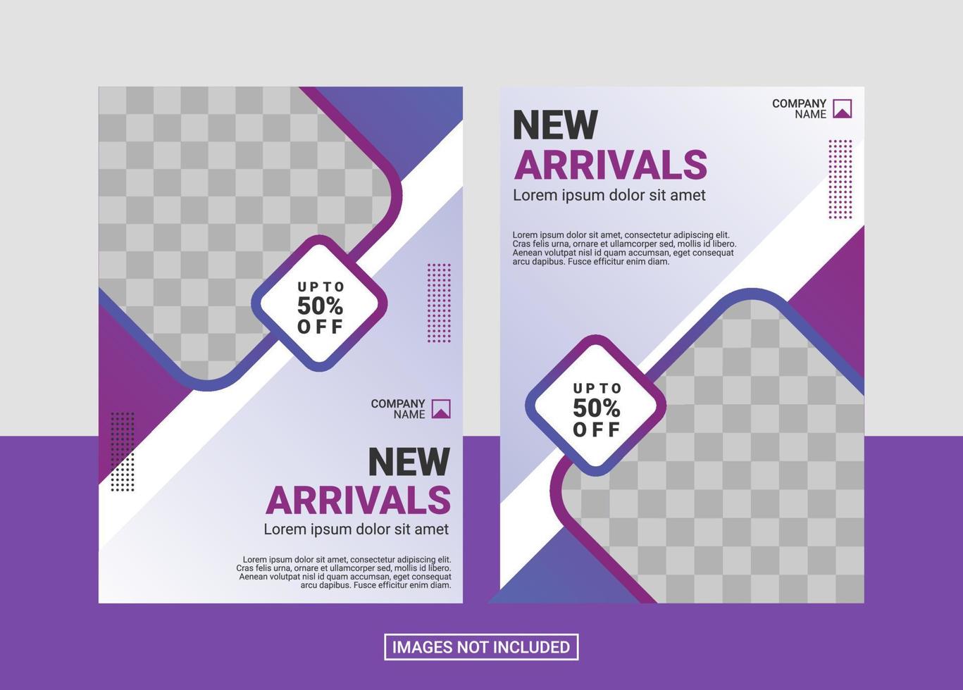 Fashion Flyer Design Template vector