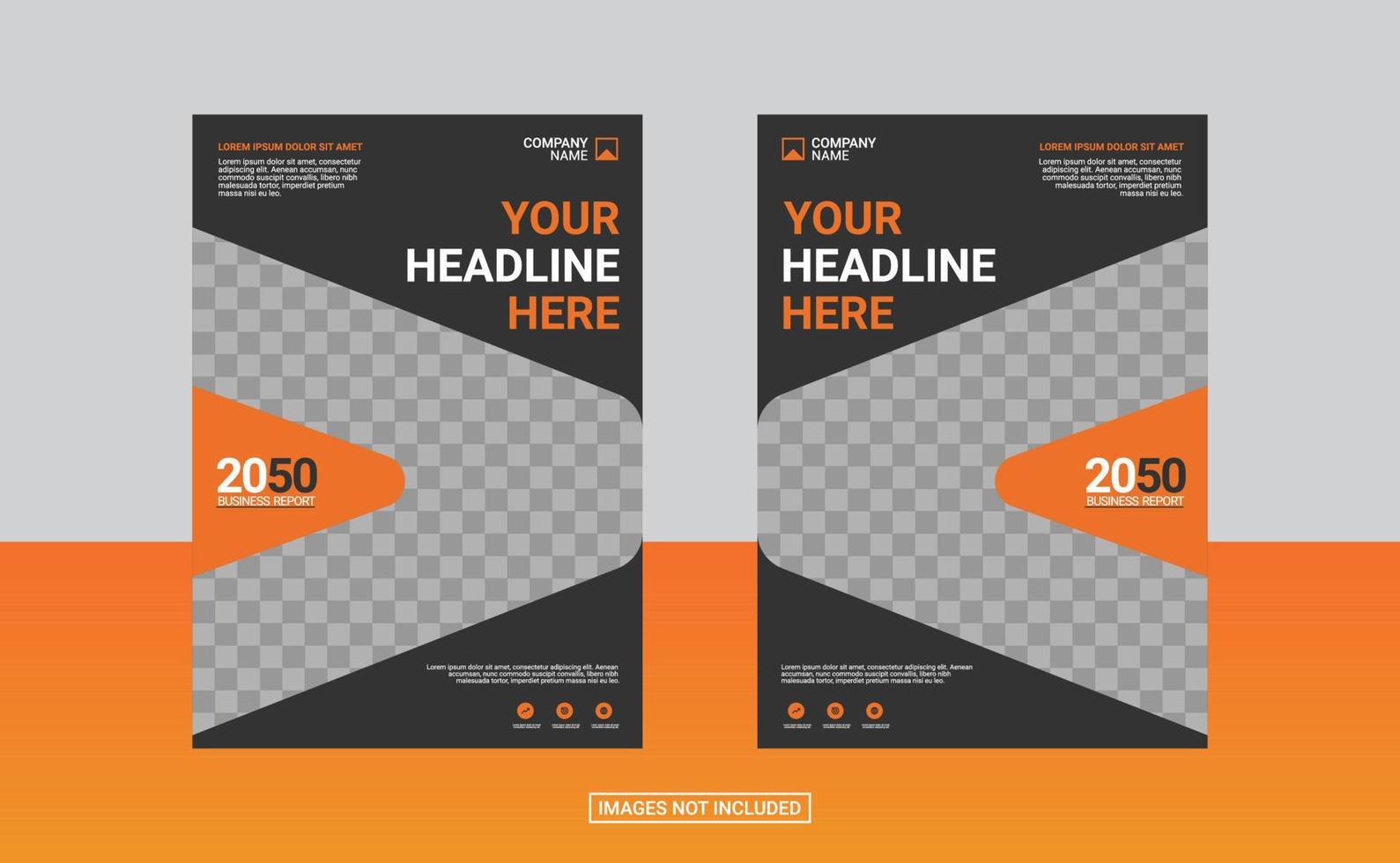 Creative corporate book cover design vector
