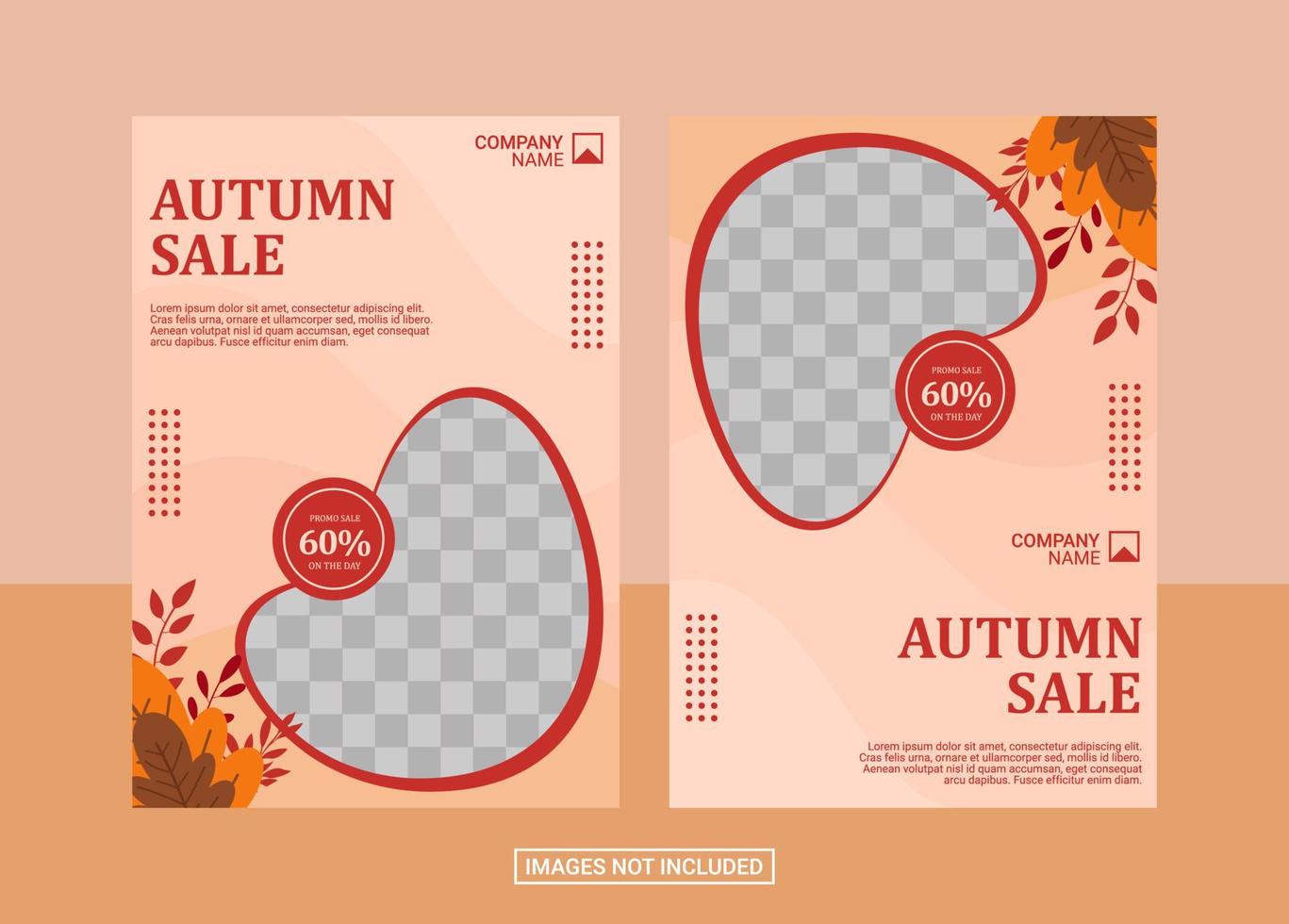 Autumn Flyer Design Template vector
