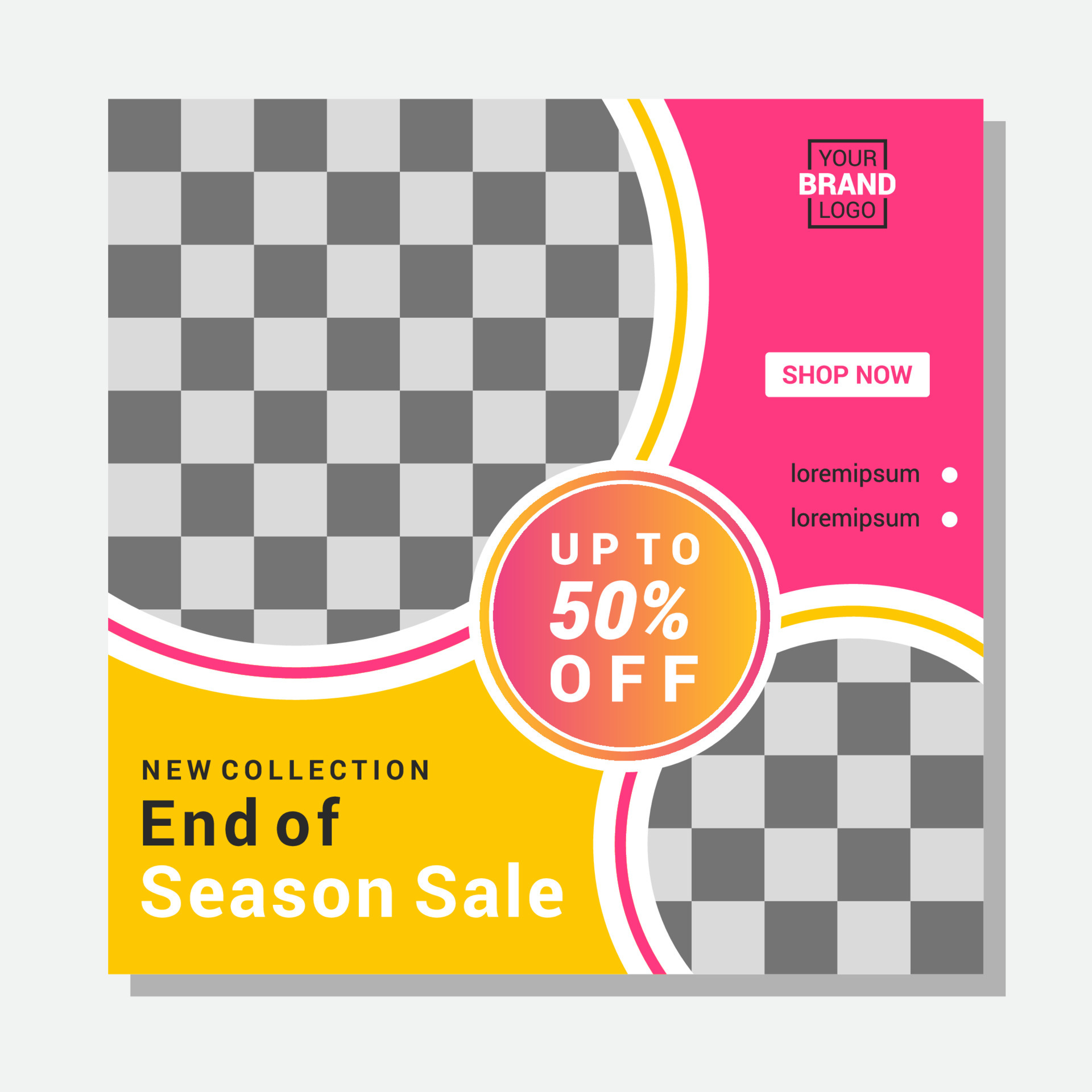 Social media template design 5079262 Vector Art at Vecteezy