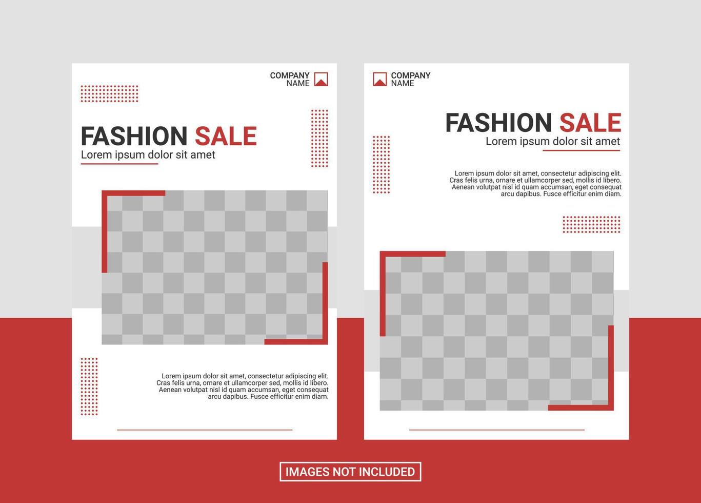 Fashion Flyer Design Template vector