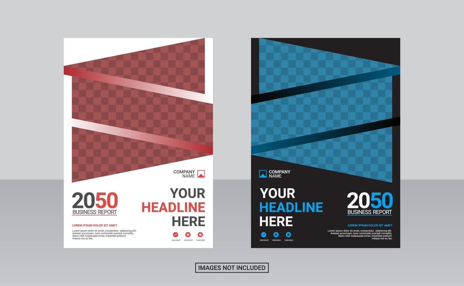 Creative corporate book cover design template vector