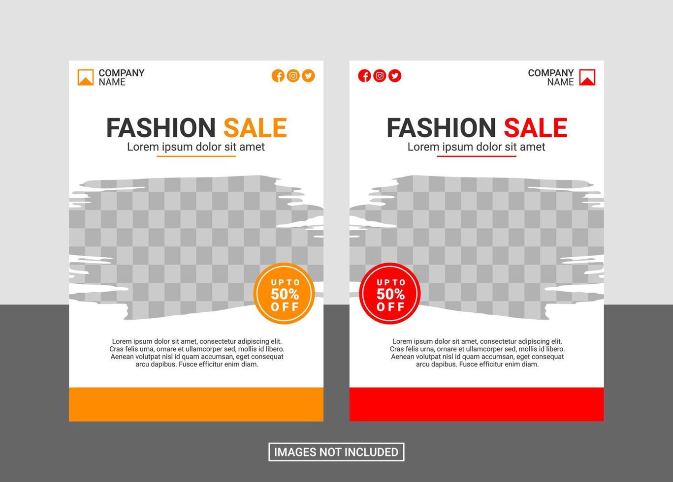 Fashion Flyer Design Template vector