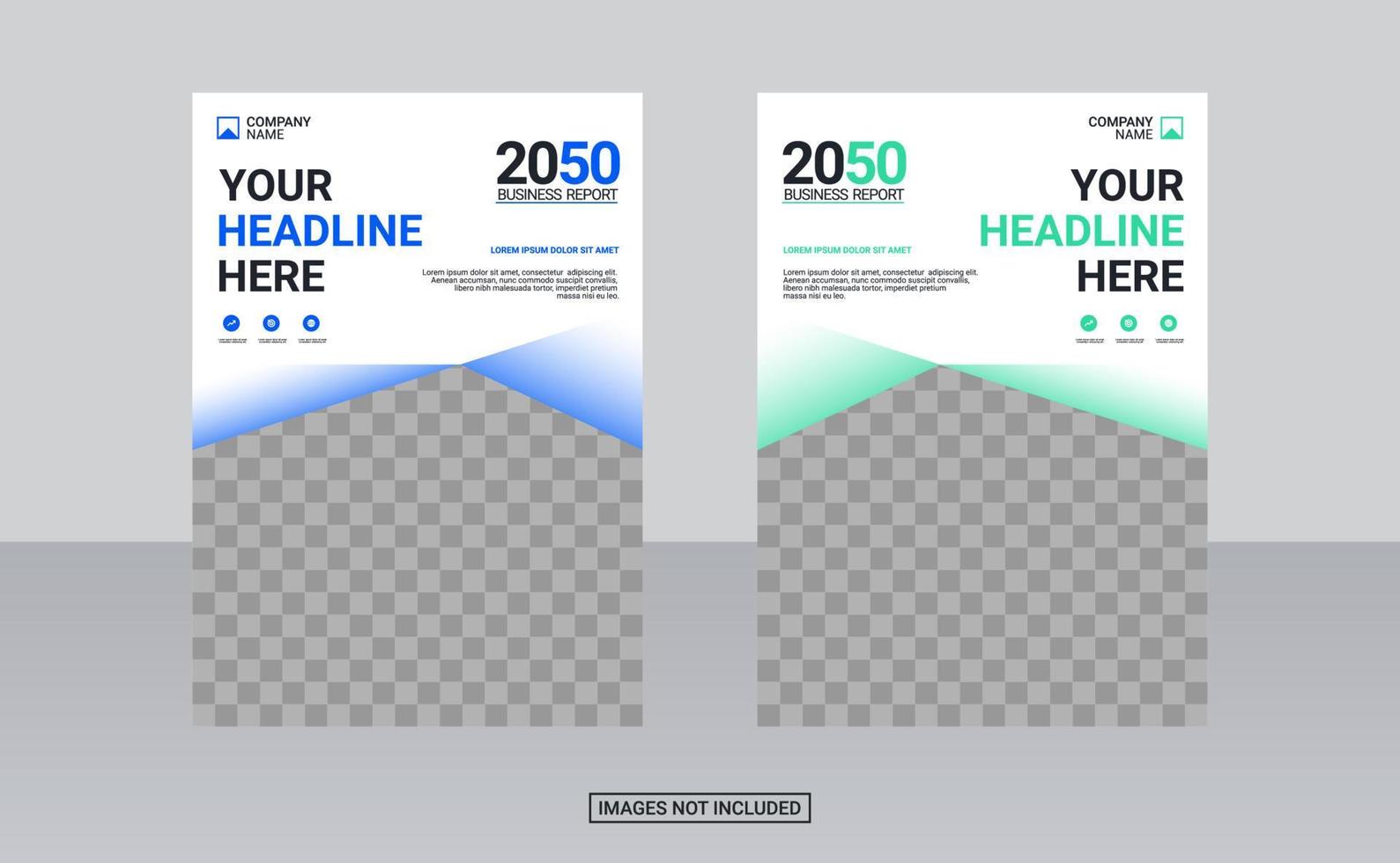 Creative corporate book cover design template vector