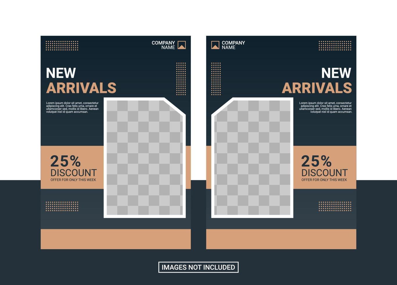 Fashion Flyer Design Template vector