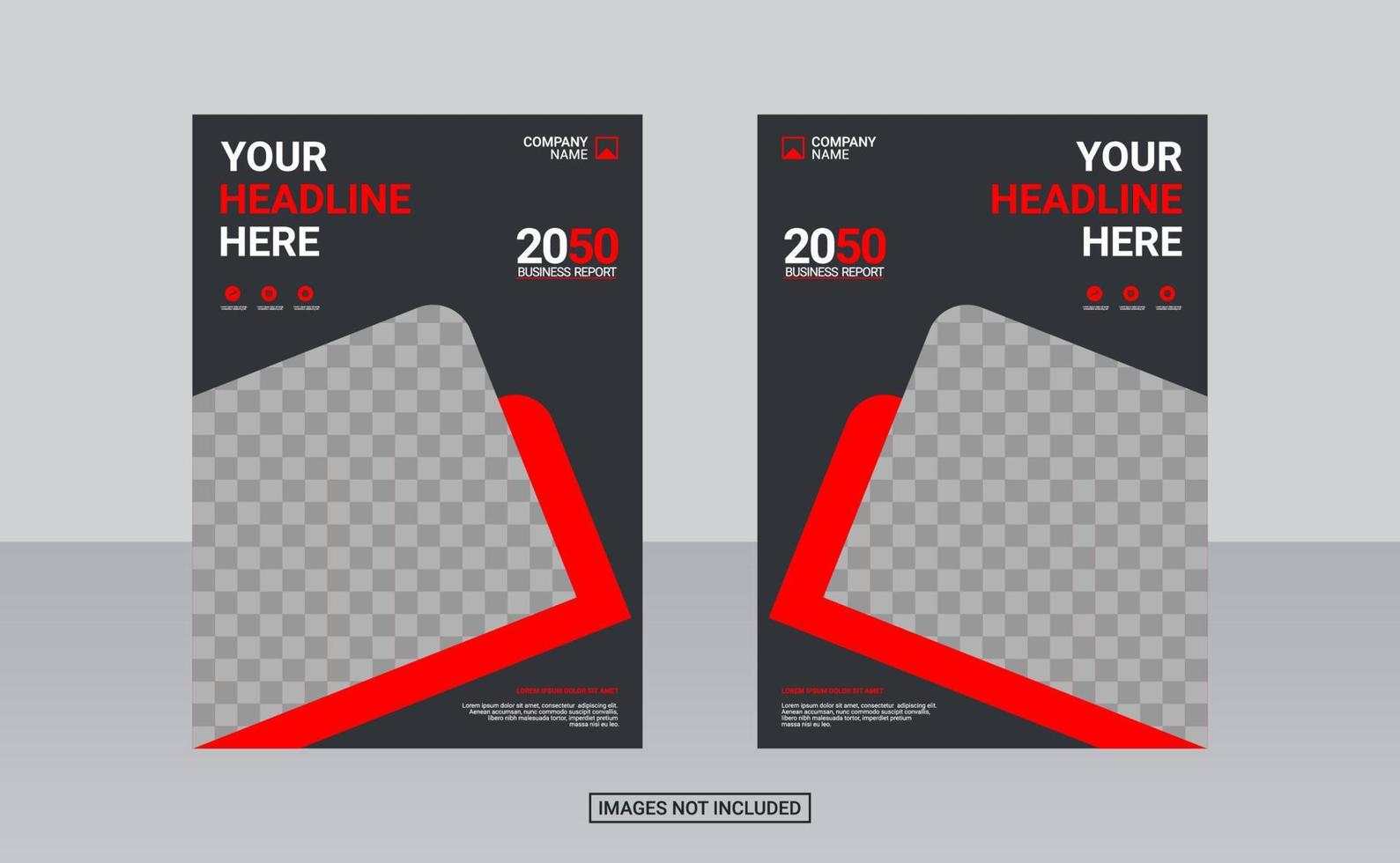 red corporate book cover design template 5080481 Vector Art at Vecteezy