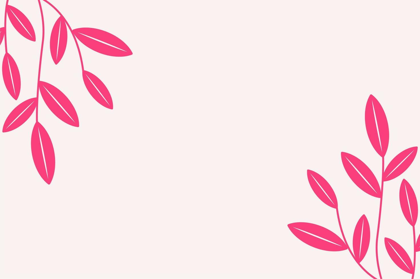 background with floral seamless pattern vector