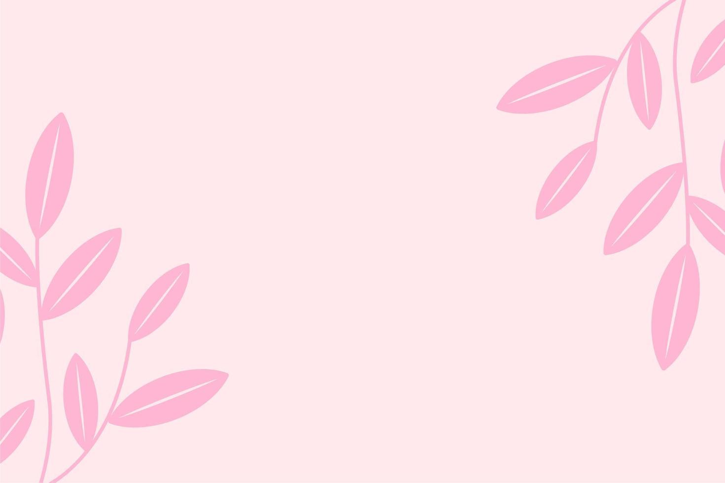 background with floral seamless pattern vector