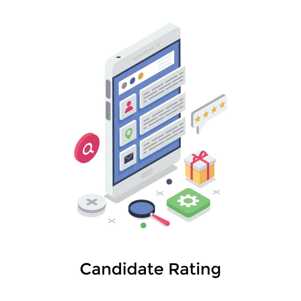 Candidate Rating Concepts vector