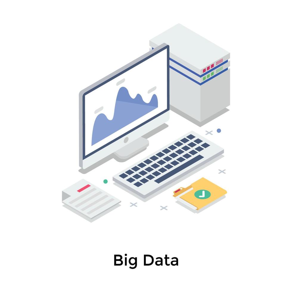 conceptos de analítica web vector