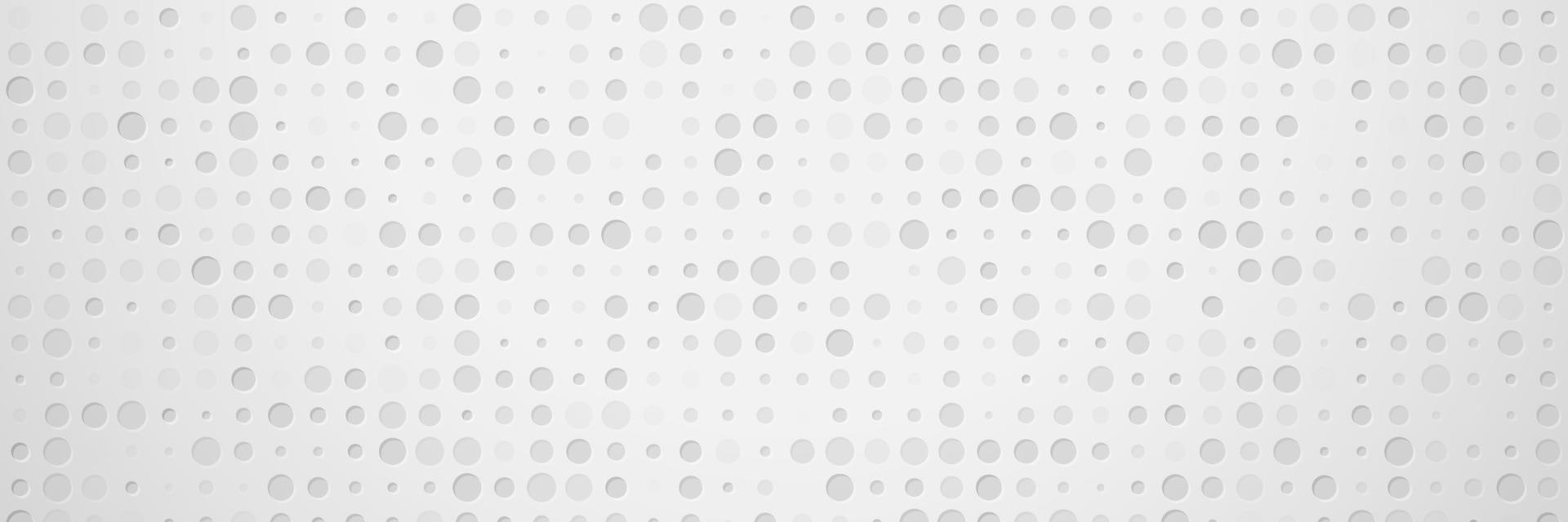 banner Abstract geometric white and gray color background vector illustration.