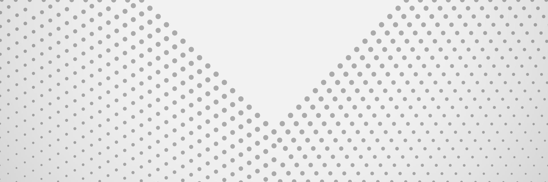 banner Abstract geometric white and gray color background vector illustration.