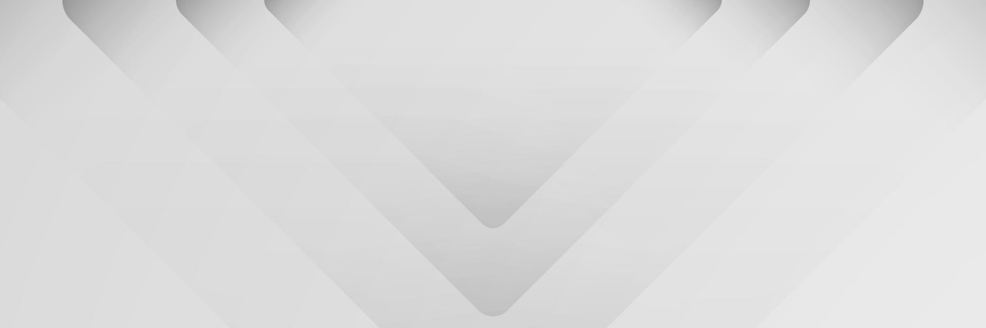 banner Abstract geometric white and gray color background vector illustration.