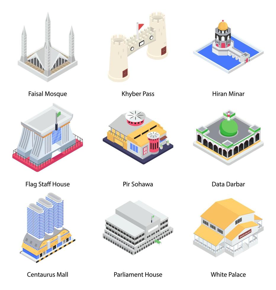 Culture And Landmarks vector