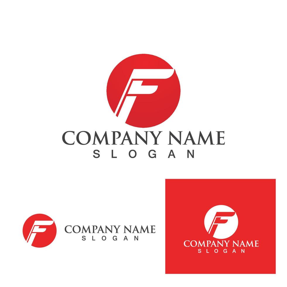 F Letter vector icon