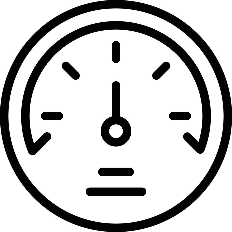 Barometer Line Icon vector