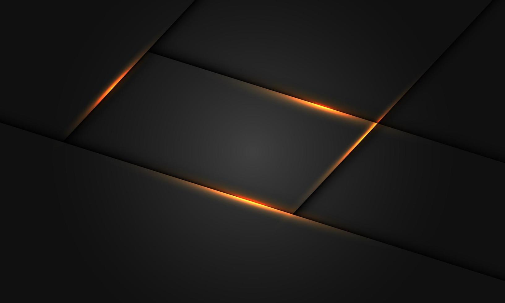 vector de fondo futurista de lujo moderno de diseño metálico gris sombra de luz dorada abstracta geométrica