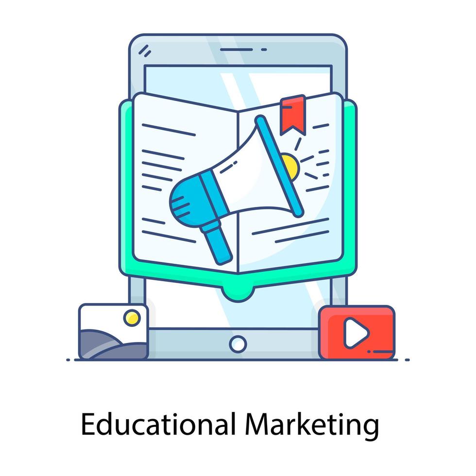 Education marketing vector in trendy flat outline style 5083217 Vector