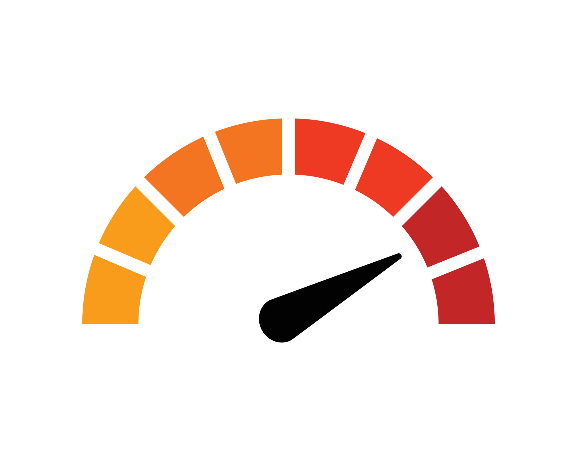 Colored speedometer illustration 5083232 Vector Art at Vecteezy