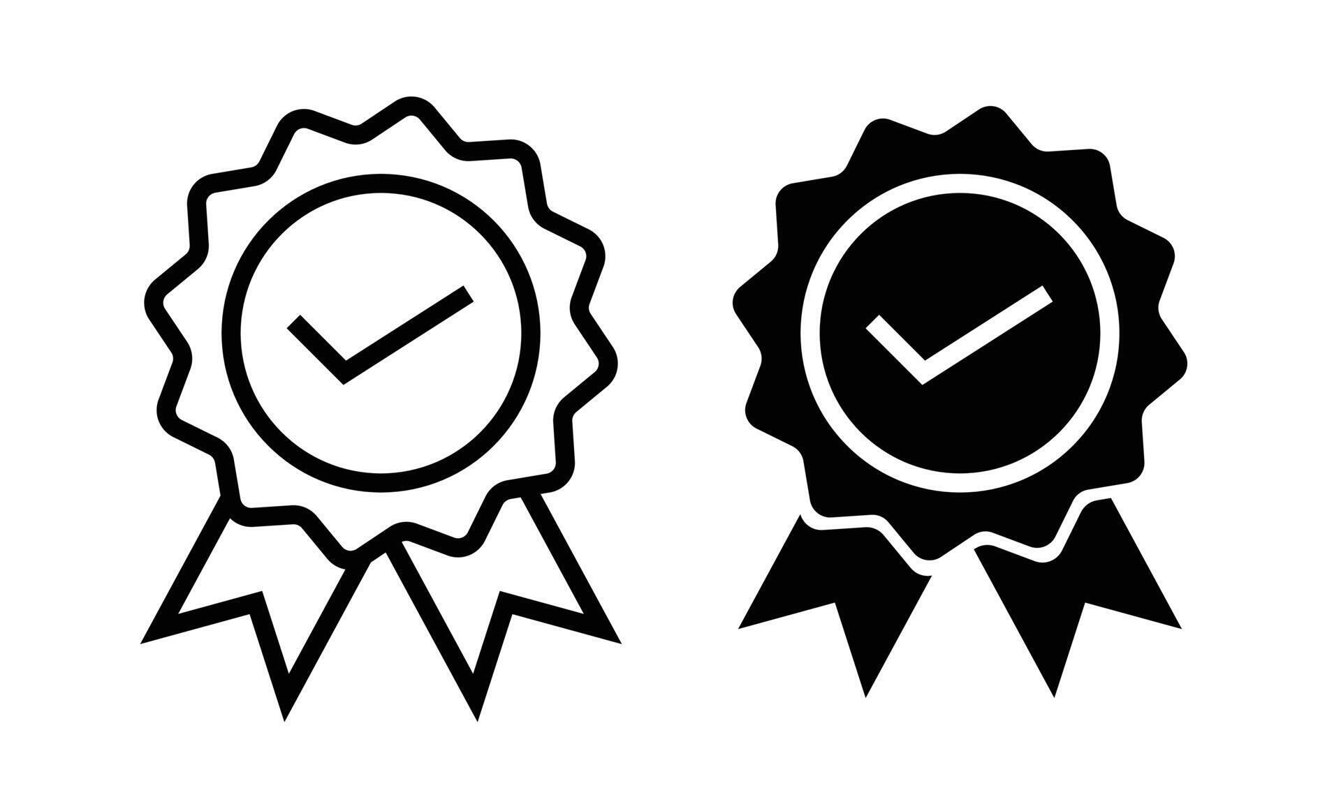 The certified symbol for product warranty 5083237 Vector Art at Vecteezy