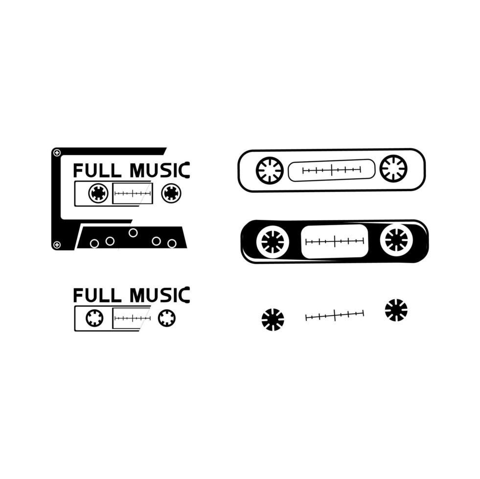 CASSETTE ICON VECTOR