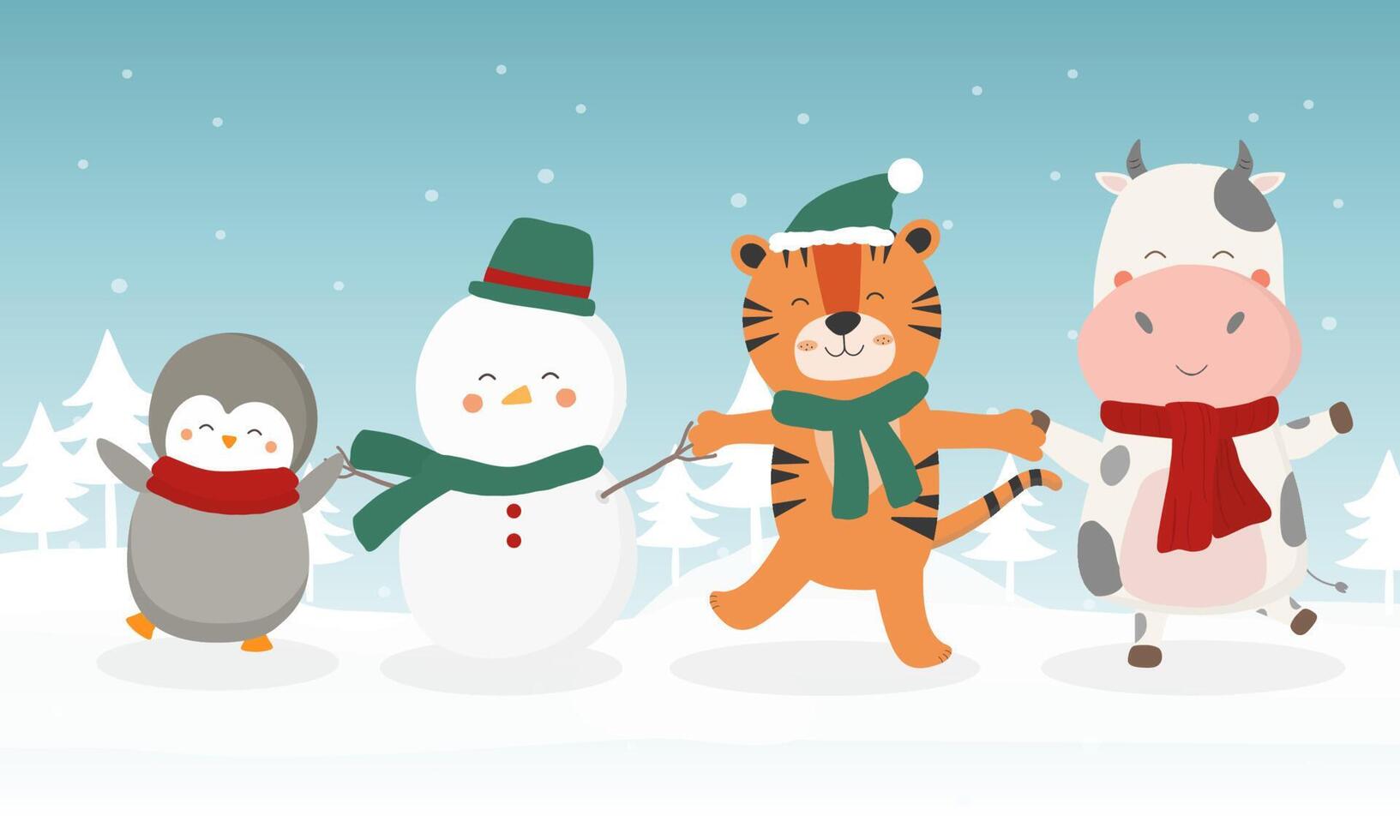 Animal in different activity Design elements for the web, cards and publications. vector