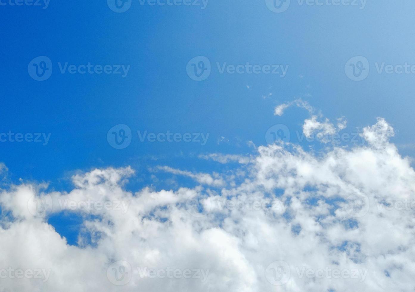 blue sky with cloud background. Overcast texture. Selective focus. Copy space. Mock up photo