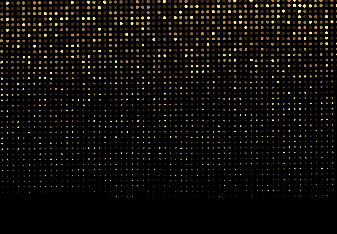 Gold halftone background vector. vector