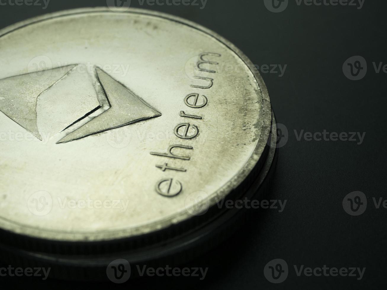 Ethereum Crypto currency coin photo