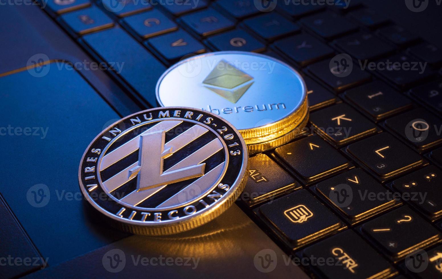 Various type of Cryptocurrency photo