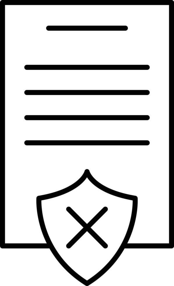 Rejected Icon Style vector