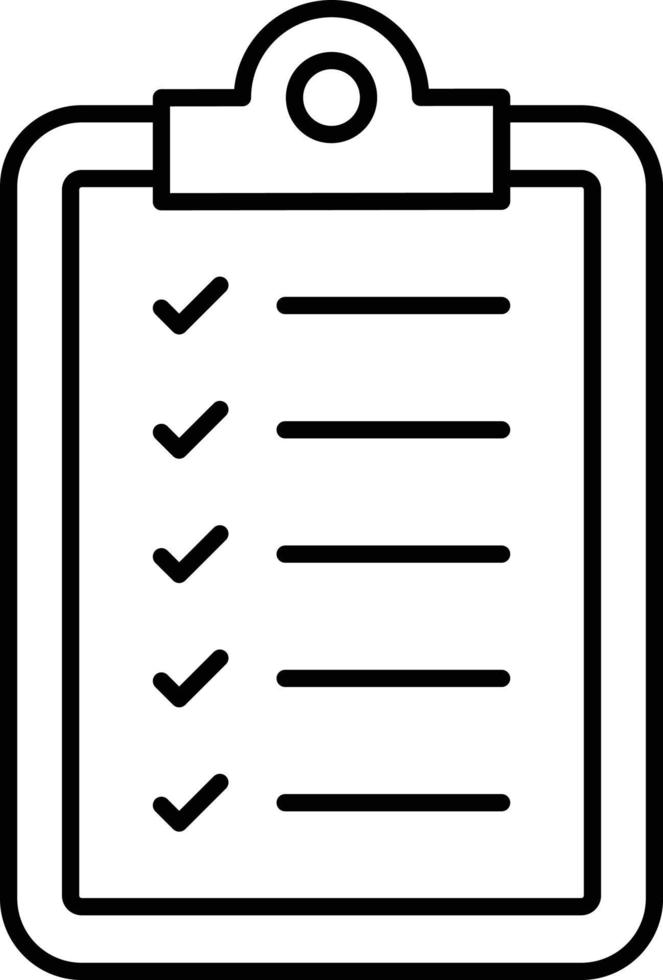 Clipboard Icon Style vector