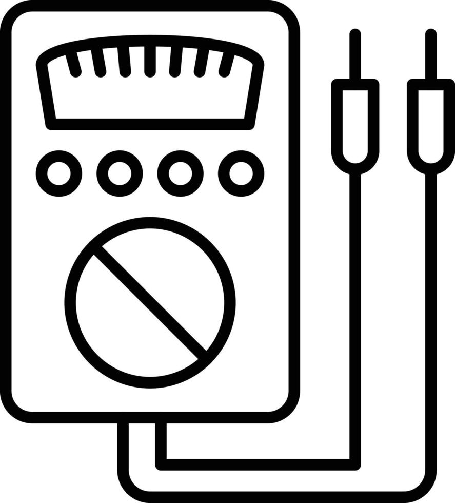 Voltmeter Icon Style vector