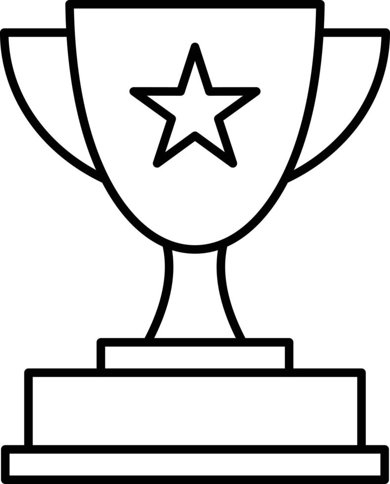 Trophy Icon Style vector