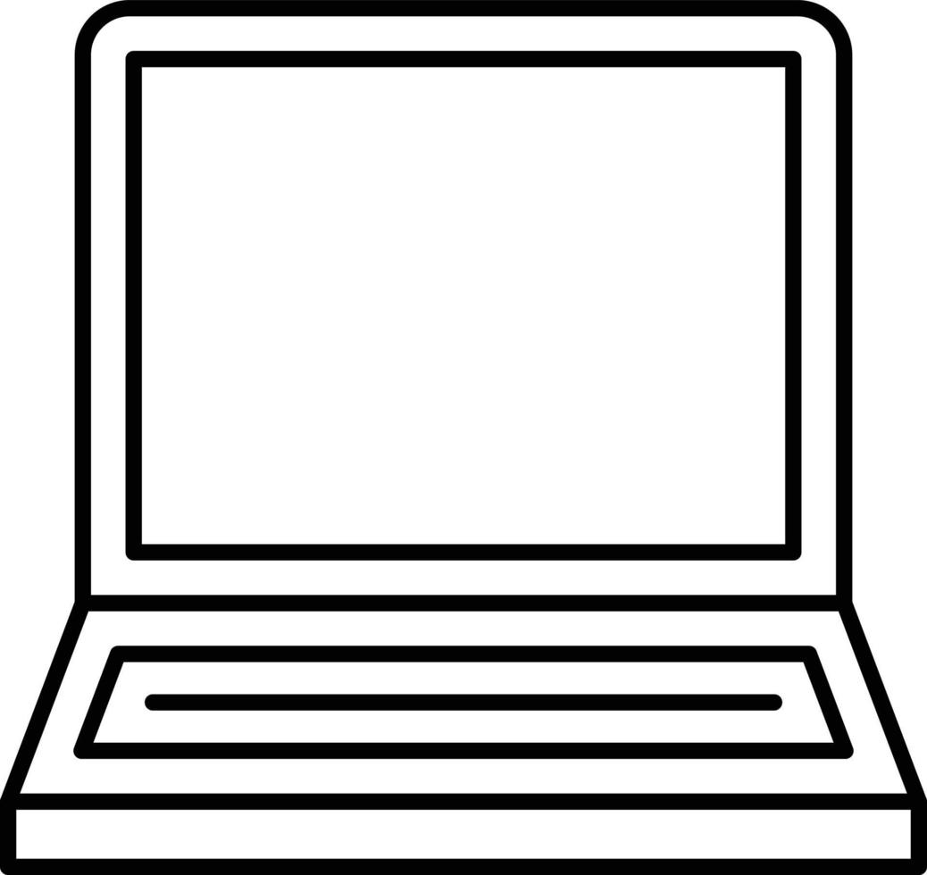 Laptop Icon Style vector