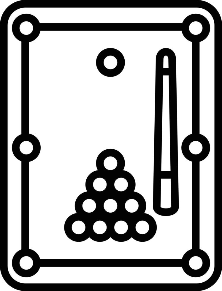 Billiards Icon Style vector