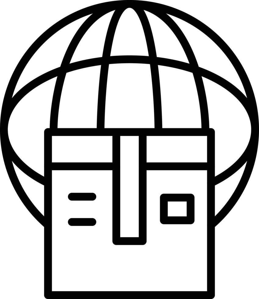 Worldwide Delivery Icon Style vector